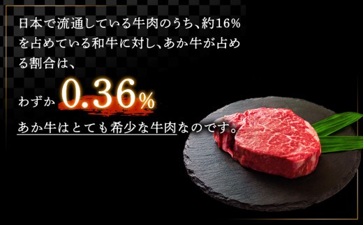 【希少和牛】 あか牛 ヒレステーキ 約100g 3枚 約300g ひれすてーき ヒレ ひれ ステーキ すてーき 赤牛 あか牛 あか牛ヒレ あか牛ステーキ ヒレ肉 フィレ 牛ヒレ ヒレステーキセット