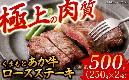 【希少和牛】あか牛 ロースステーキ 約250g 2枚 約500g ロース ステーキ ろーす 赤牛 あか牛 あか牛ロース あか牛ステーキ ロース肉 牛ロース 和牛 褐毛和種 大人気部位 人気部位 極上