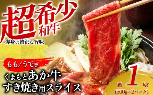 【希少和牛】 あか牛 すき焼き 約500g 2パック 1kg バラ ばら バラ肉 ばら肉 もも モモ もも肉 モモ肉 うで ウデ うで肉 ウデ肉 バラ肉すき焼き 赤牛 あか牛 あか牛すき焼き すきやき
