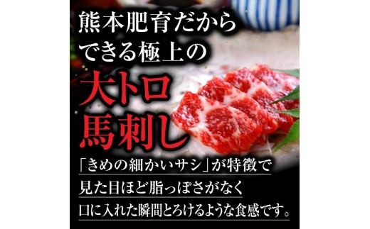 【小分け】大トロ 4種 馬刺し セット 計700g 馬刺しセット 馬刺し 馬刺 ばさし basashi 大トロ 大トロ馬刺し 霜降 霜降り 熊本馬刺し 赤身馬刺し 馬肉 ばにく 上赤身 上赤身馬刺し