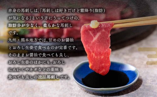 【小分け】赤身 馬刺し セット 約100g 8p 800g 赤身馬刺し 赤身馬刺しセット 馬刺しセット ばさし basashi 熊本馬刺し 国産馬刺し 馬肉 ばにく 馬肉セット 馬 ブロック