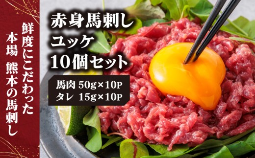 【小分け】ユッケ 馬刺し セット 50g 10p 500g 赤身馬刺し 赤身馬刺しセット 馬刺しセット ばさし basashi ユッケ ゆっけ 馬刺しユッケ 熊本馬刺し 国産馬刺し 馬肉 ばにく 馬肉