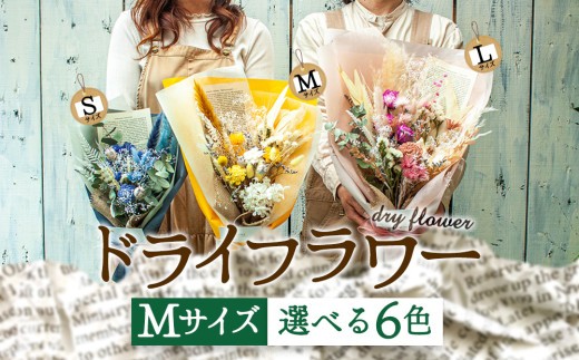 好きな色で選べる！阿蘇のドライフラワー（Mサイズ／全6色） 高原 お取り寄せ ギフト 贈り物 お祝い お返し おうちじかん イベント 贈答用 サプライズ プロポーズ