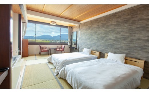 【平日限定】最上階から阿蘇五岳を一望できる部屋【最上階スカイラウンジ利用付】阿蘇プラザホテル ペア宿泊券(1泊2食付) のんびり ストレス解消 旅行 リフレッシュ