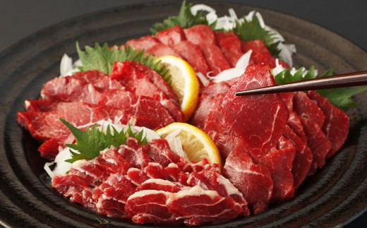 熊本県産 馬刺し 450g セット (小) 食べ比べ 詰め合わせ 醤油付き 馬肉 肉