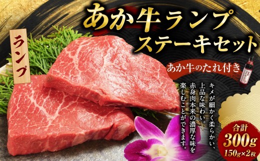 あか牛 ランプ ステーキ セット あか牛ランプステーキ150g×…