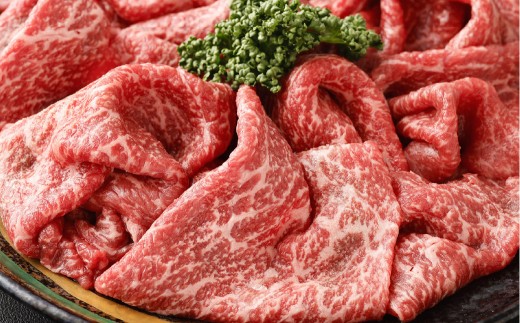 【1ヶ月毎2回定期便】 くまもとあか牛モモスライス 計約600g（約300g×2回） 牛肉 お肉 あか牛