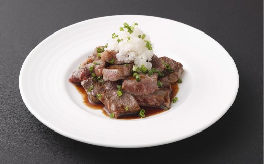 【4ヶ月毎3回定期便】 くまもとあか牛 サイコロステーキ 計約1.2kg（約400g×3回） 牛肉 お肉 和牛