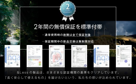 ハンドガンマッサージャー  【2年保証】 ／ 日本製 軽量 小型 ミニ ボディケア 背中 肩 首 足 肩甲骨 腰 マッサージ マッサージガン 筋膜リリースガン Type-C 【&Less BEAUTY