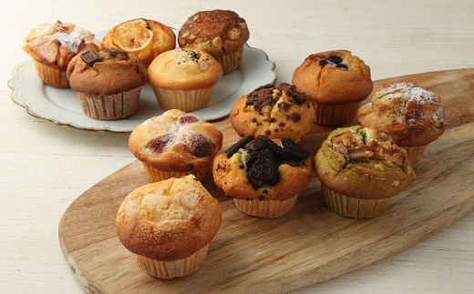 【3回定期便(4・8・12月発送)】マフィン 8個セット 焼き菓子洋菓子朝食モーニングスイーツ