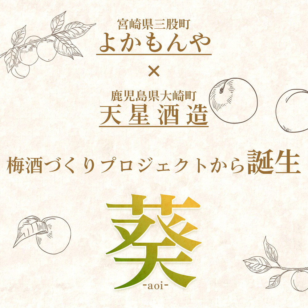 みまたの梅酒 葵-aoi- 500ml×1本アルコール お酒 13% 13度 大人の味わい 甘さ控えめ ロックで美味しい 飲みやすい 梅の香り うめ ウメ おすすめ プレゼント ギフト 国産 天星酒造【MI631-yk】