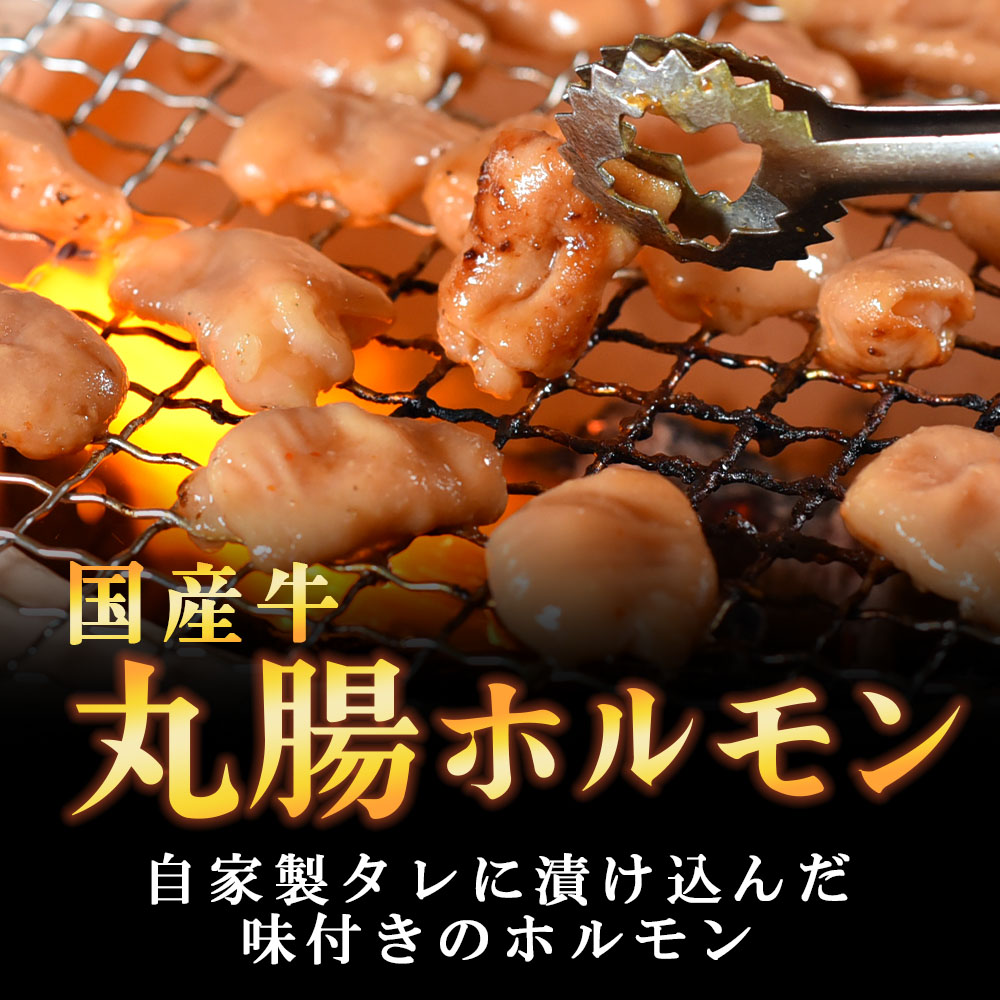 【訳あり】国産牛ホルモン丸腸（特製タレ漬け）＞800g 1.6kg 3.2kg 選べる 内容量 国産牛ホルモン 国産 牛肉 肉 ホルモン モツ 丸腸 マルチョウ【MI023-nk】