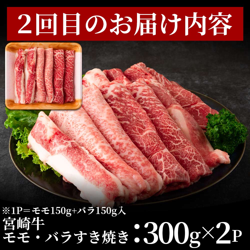 【定期便3か月】宮崎牛を味わうセット 総量1.6kg国産ブランド牛 牛肉 おすすめ 黒毛和牛 国産牛肉 和牛 人気 コスパ 定期便 量が多い A4 A5 柔らかい 肉質 霜降り【MI230-nh】