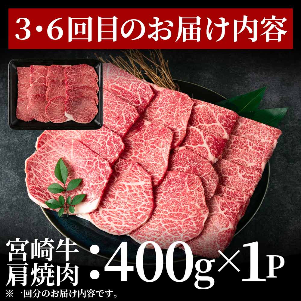 【定期便6か月】宮崎牛を存分に味わうセット 総量3.0kg 国産 ブランド牛 牛肉 おすすめ 黒毛和牛 国産牛肉 和牛 人気 コスパ 定期便 量が多い A4 A5 【MI231-nh】