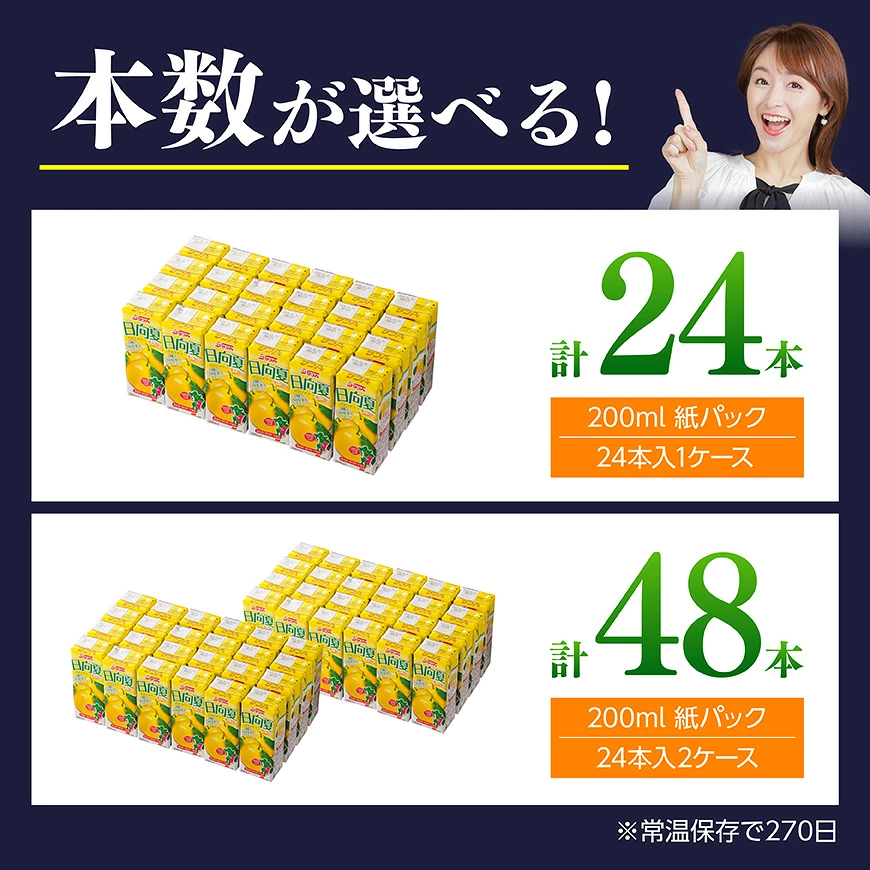 ※本数が選べる※ サンA日向夏ドリンク200ml - ジュース 果汁飲料 紙パック 日向夏 九州 宮崎県 川南町