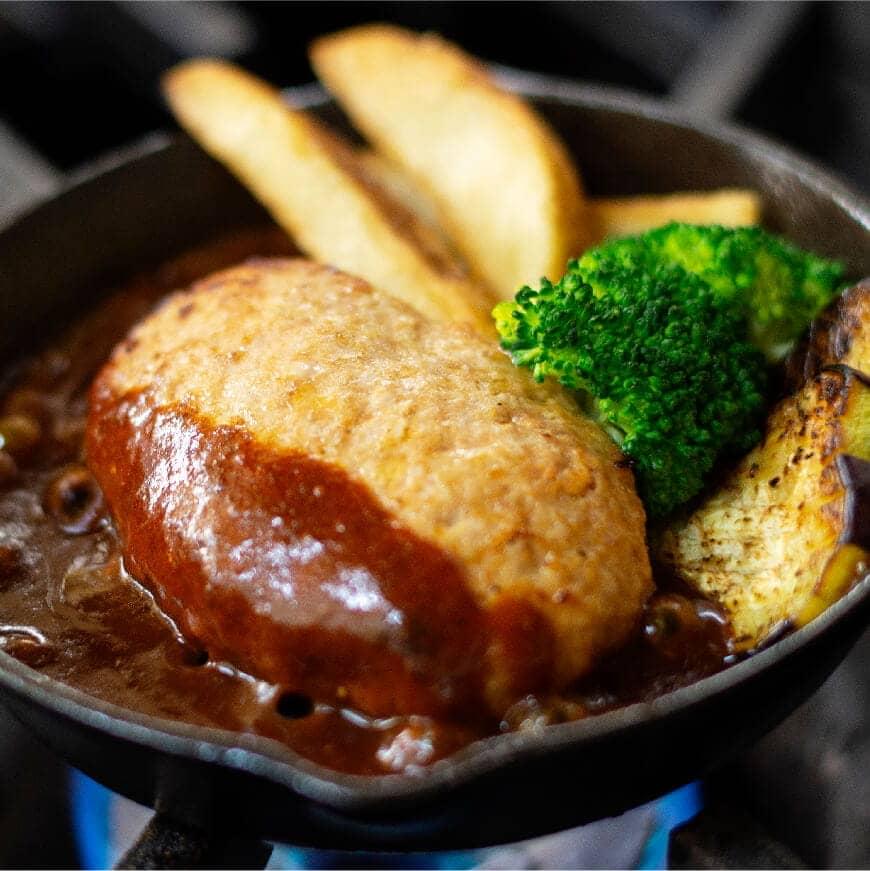 【内容が選べる】まちの洋食屋さんのハンバーグセット レンジでチン！ おかず お弁当 ランチ 簡単
