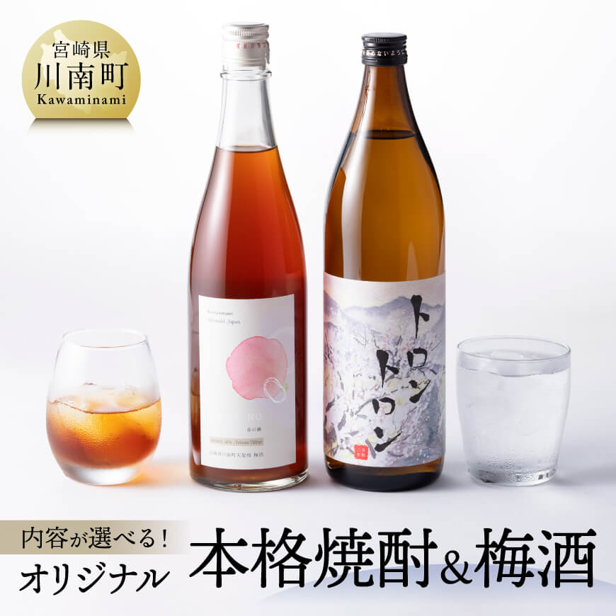 ※種類が選べる※オリジナル本格焼酎・オリジナル梅酒 お酒 アルコール 酒 焼酎 梅酒