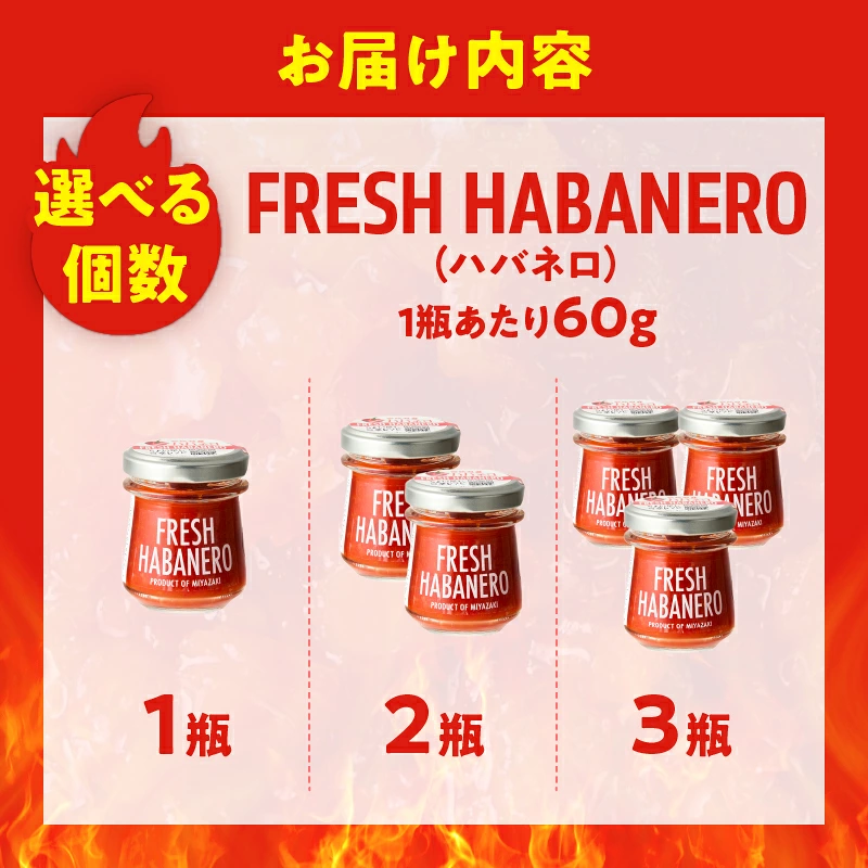 【内容量が選べる】FRESH HABANERO(ハバネロ)_T025-0395-SKU