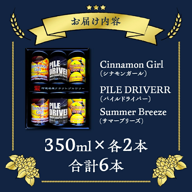 【2週間以内発送】都農クラフトビール詰め合わせ6本セット 酒 アルコール 飲料 国産_T016-0037