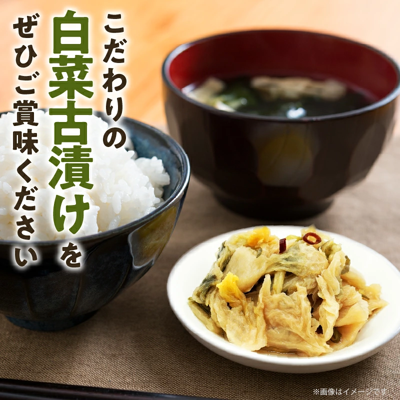 \ポスト投函/白菜古漬け(昆布味) 計1袋 (100g) 漬物 おかず 野菜 加工品 国産_T025-0237
