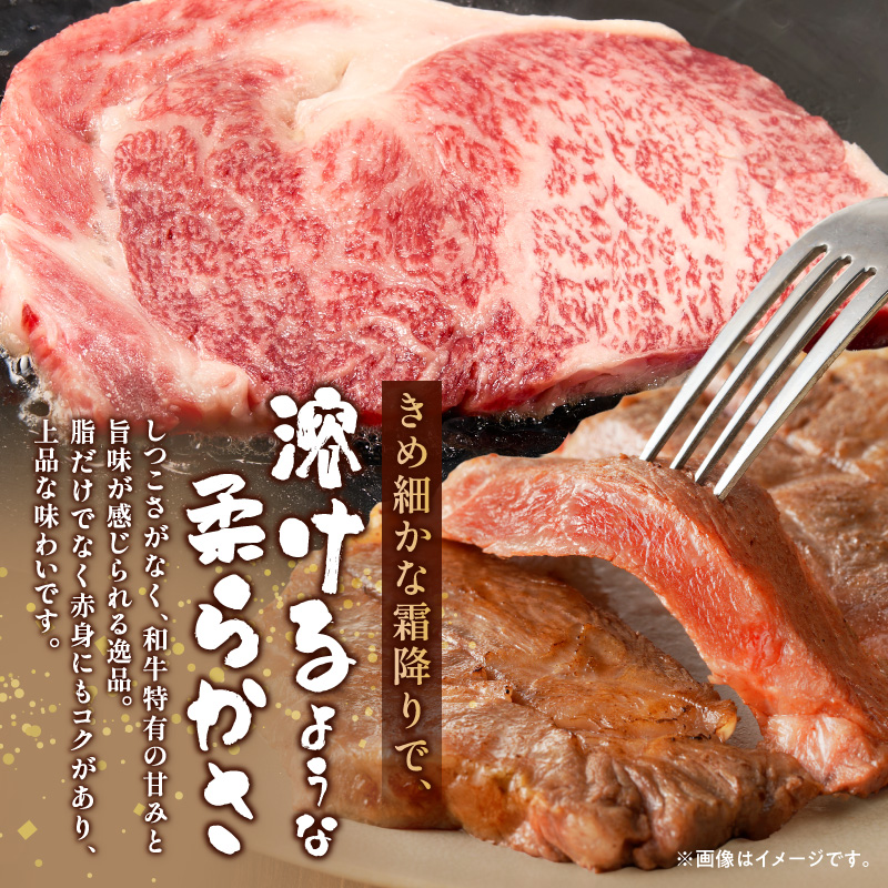 【内容量が選べる】≪宮崎県産≫黒毛和牛ロースステーキ(計500g or 1kg) 肉 牛 牛肉 焼肉 国産_T030-2158-SKU