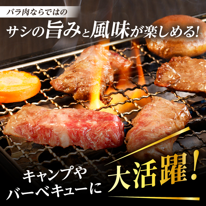 【内容量が選べる】全部小分け真空パック!!「宮崎牛カルビ(バラ)焼肉用」(計500g 1kg 1.5kg 2kg) 肉 牛 牛肉 おかず 国産_T041-0067-SKU