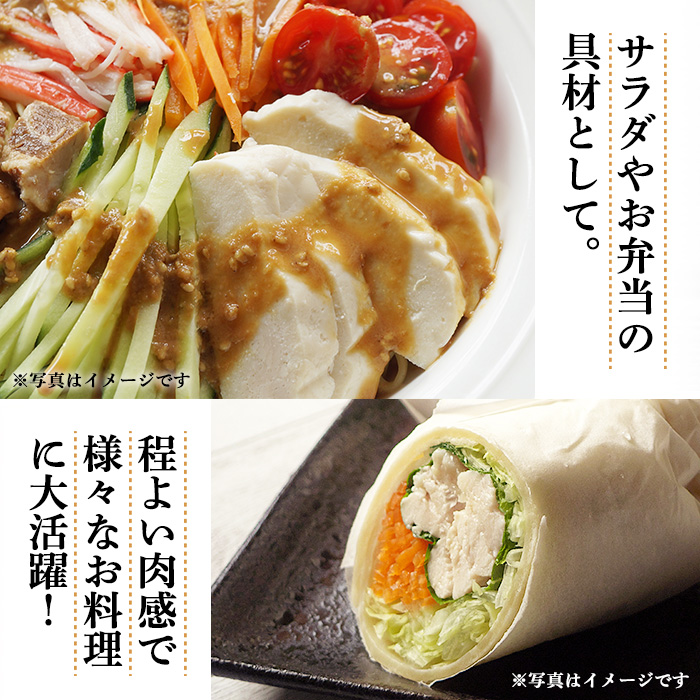 鹿児島県産鶏肉使用!サラダチキン18個詰合せセット! 国産 鹿児島県産 鶏肉 使用 プレーン スモーク バジル 冷蔵 高タンパク ヘルシー ダイエット 筋トレ にもオススメ!【00-008-01】