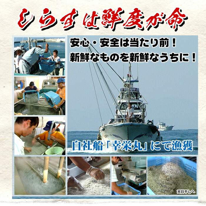 安心・安全!無添加!網元の天日干しちりめん 合計約400g(50g×8P)国産 串木野産 小分け の ちりめんじゃこ しらす おやつ ご飯のお供 ちりめんふりかけ ちりめん冷ややっこ ちりめんサラダ