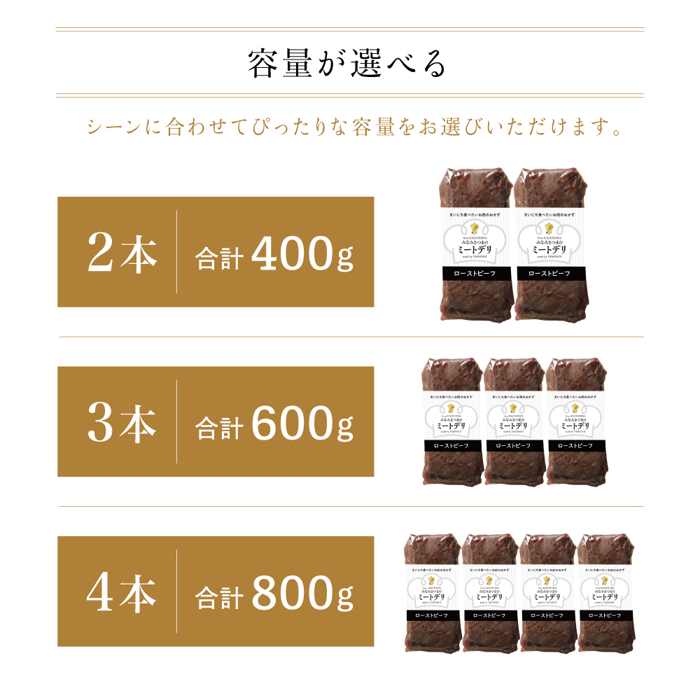 ハーブ仕立ての赤身 ローストビーフ 200g 2本/3本/4本 ★容量が選べる★  牛肉 モモ肉 低温調理 おかず 惣菜 ブロック お取り寄せ グルメ おつまみ 肴 冷凍 鹿児島 山野井