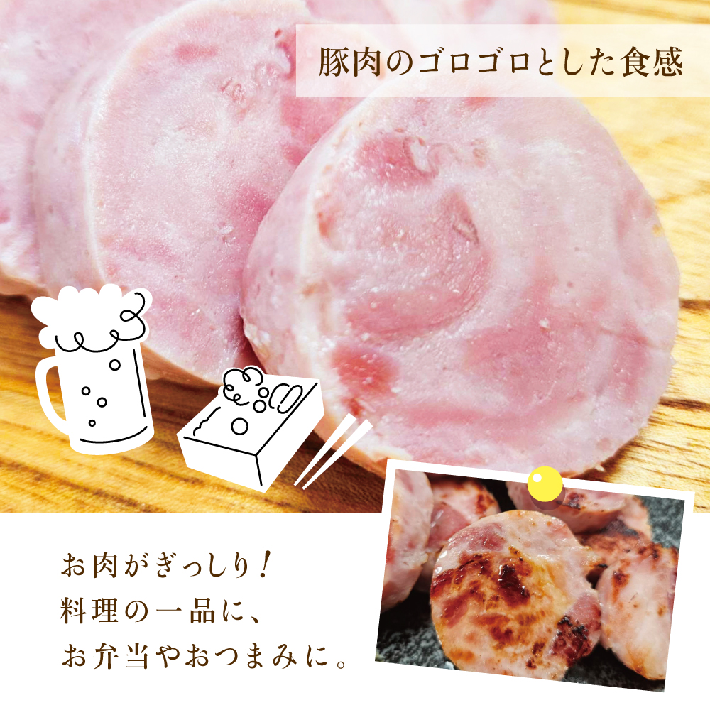 【マイスター山野井】 お肉ゴロゴロプレスハム 計800g(200g×4本) ハム プレスハム オードブル 肉 豚肉 惣菜 おかず 弁当 朝食 おつまみ お取り寄せ セット グルメ 鹿児島 山野井